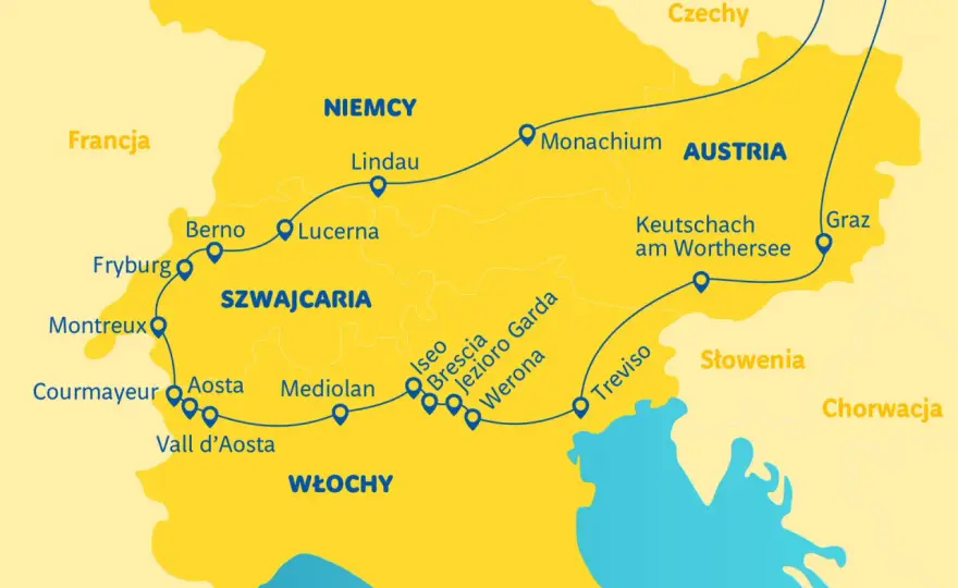 Ile trwa podróż do Włoch autokarem? Sprawdź, co wpływa na czas jazdy